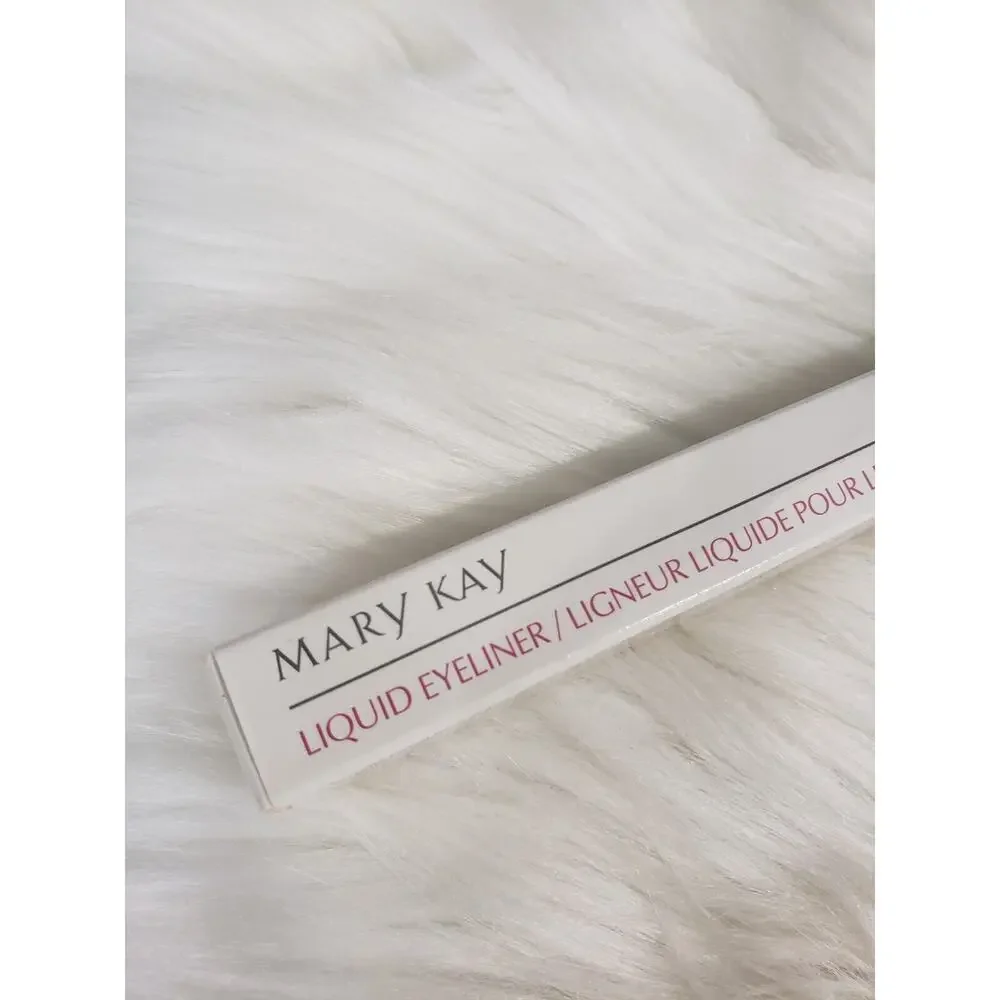 NEW‎ MARY KAY LIQUID EYELINER VINTAGE BLACK 2409 WHITE BOX rare